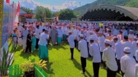 Suasana Haul di desa Pabos, (Istimewa). 