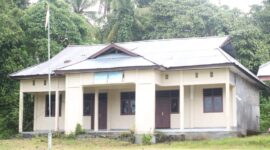 Tampak Gedung kantor SMA N 8 Halbar, (Istimewa)