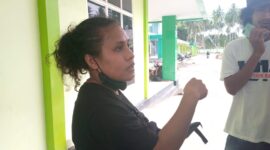 Sarti, Salah satu Keluarga Korban, (Dok.Nia). 