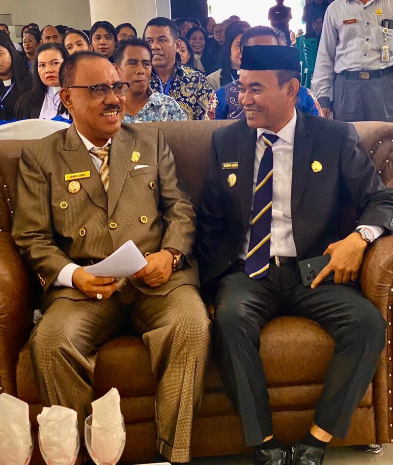 Bupati James Uang dan Wakil Bupati Djufri Muhammad, (Istimewa).