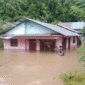 Tampak salah satu rumah warga yang terendam air, (Istimewa).
