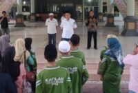 Syahril Abdul Rajak, saat lepas Kafilah, || Foto: Istimewa.