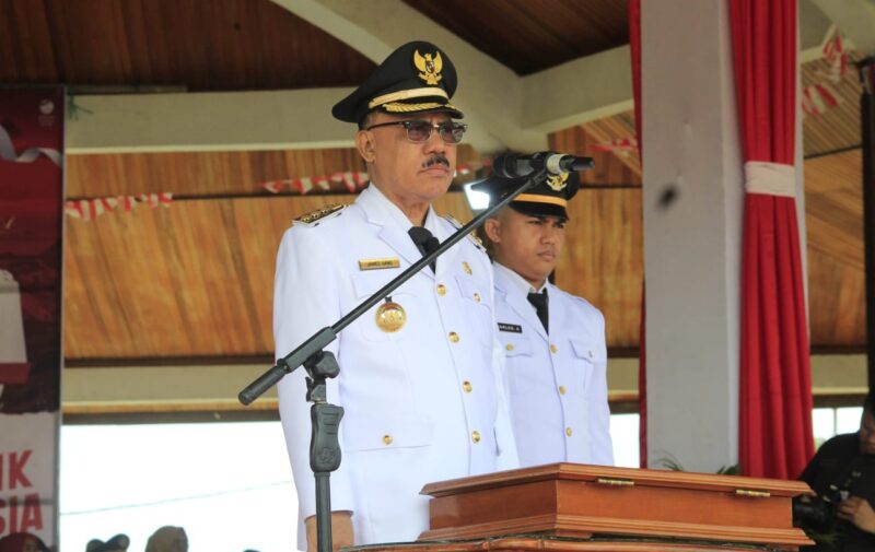 Bupati James Uang, || Foto: Elang. 
