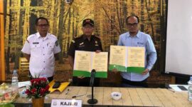 BPJS dan Kejari yang didampingi sekretaris Daerah Halmahera Barat usai melakukan rapat bersama, || Foto: Istimewa. 