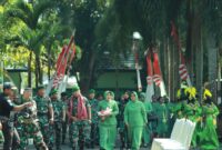 Pangdam XVI/Pattimura saat Kunker di Mako Yonif 732 Banau,|| Foto: Elang