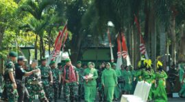 Pangdam XVI/Pattimura saat Kunker di Mako Yonif 732 Banau,|| Foto: Elang