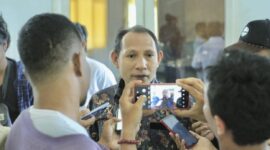 Riswan Hi Kadam, saat diwawancarai Awak Media, || Foto: Yadi