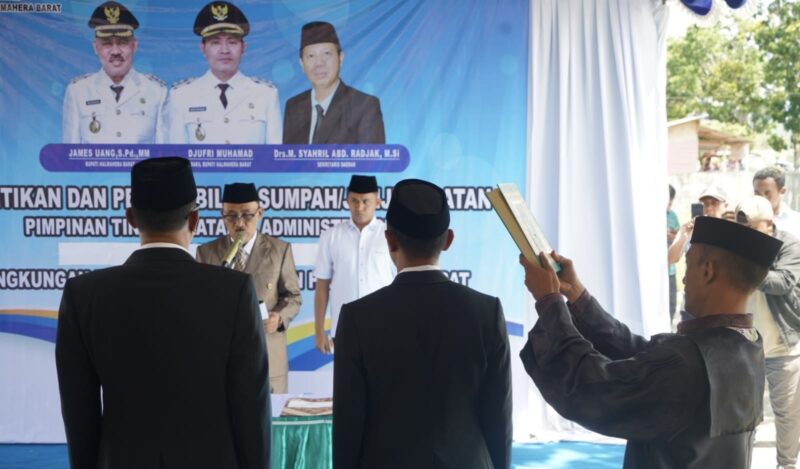 Suasana pelantikan Camat Jalsel dan PLT Kadis Perhubungan, || Foto: Erdit Humas