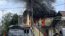 Tampak rumah Warga yang terbakar, || Foto: Istimewa