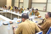 Suasan pertemuan diruang rapat RSUD Jailolo, || Foto: Erdit Humas