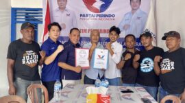Pembengembalian Formulir Cakada di Partai Perindro Halbar, || Foto: Istimewa