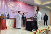 Suasana pelantikan, || Foto: Elang