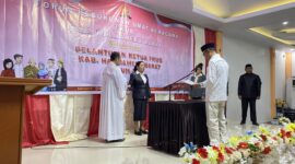 Suasana pelantikan, || Foto: Elang