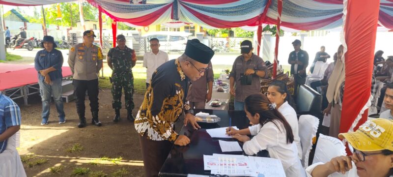 Foto: KPU Halmahera Barat menggelar Simulasi