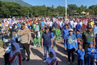 Momen perayaan HAN, di lapangan Sasadu, Jailolo, Halmahera Barat, || Foto: Istimewa.