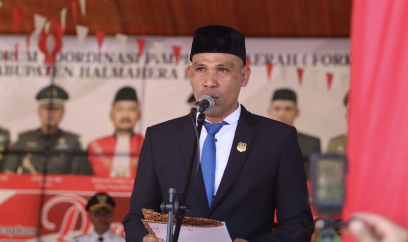 Ketua DPRD Halmahera Barat, Ibnu Saud Kadim, || Foto: Elang